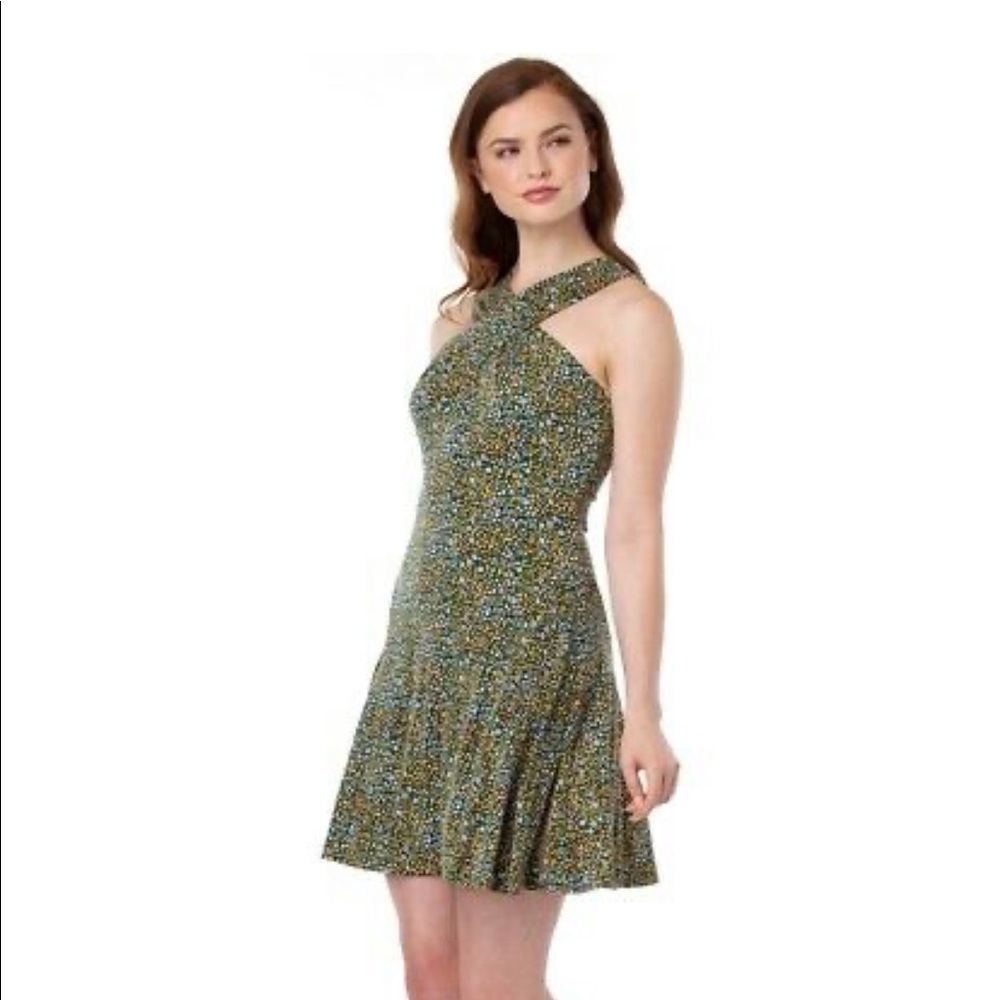Michael Michael kors cross neck mini dress